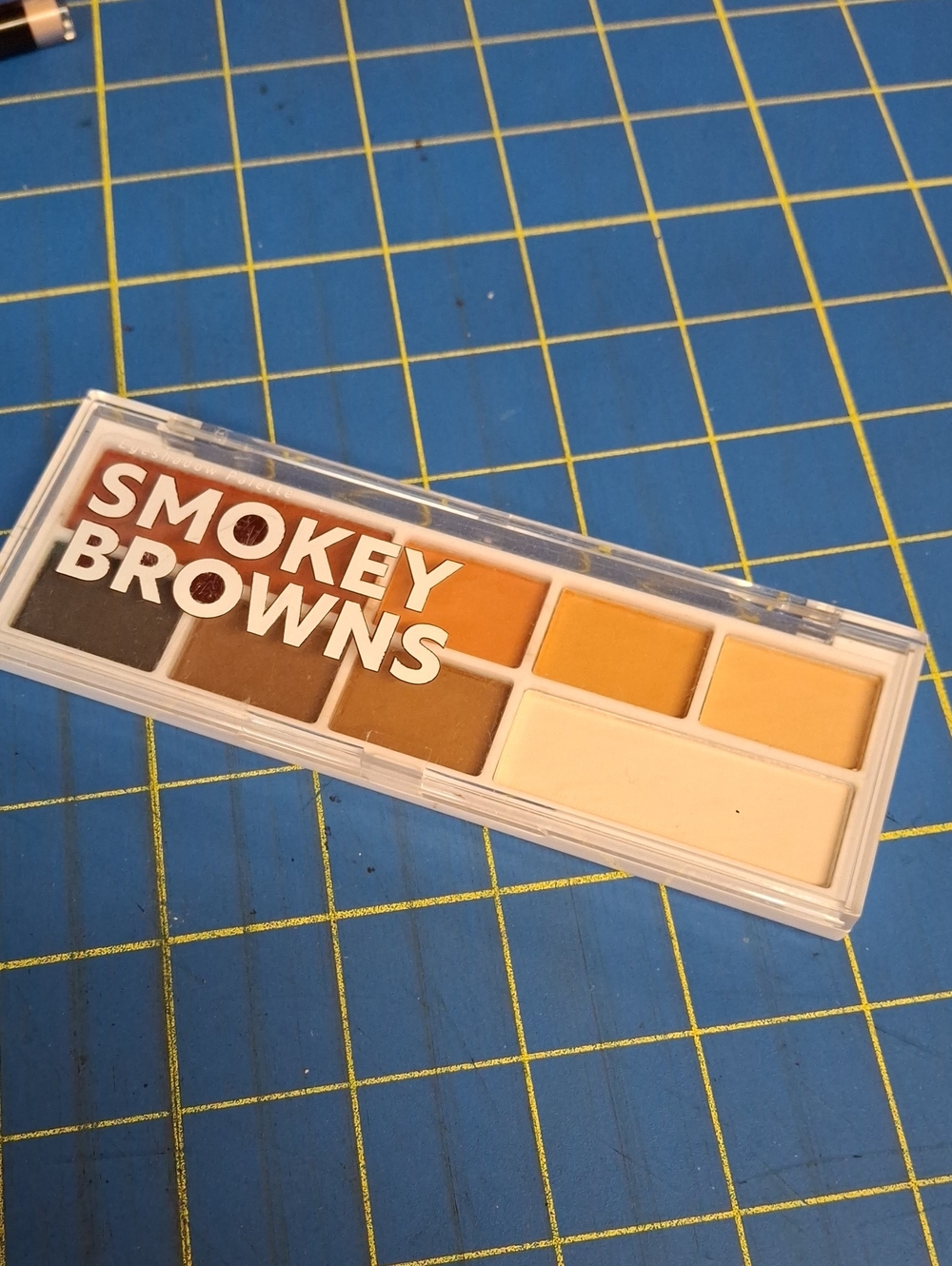 Smokey Browns Eyeshadow Palette Neutral Brown & Cream Shades New